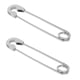 thumbnail image 2 of Pendientes Con Estilo Punk Pendientes De Alfiler De Seguridad Joyas Piercing De Oreja Plata, 2 of 5