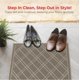 thumbnail image 4 of Alfombra Antideslizante SlipToGrip 107 x 89 cm a Cuadros Gris Topo para Interior/Exterior, 4 of 8