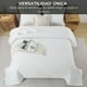 thumbnail image 4 of Cubrecama Quilt + Fundas De Almohada Cobertores Acolchado Blanco 1.5 Plazas, 4 of 10