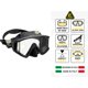 thumbnail image 2 of Kit de máscara y snorkel Cressi Pano 3 Supernova Dry negro, 2 of 8