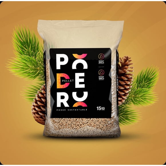 Pellet Poder 10 kg calefacción estufa invierno