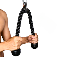 Linea Sport - Cuerda Para Triceps, Biceps Polea Soga Mancuernas Fitness