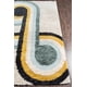 thumbnail image 3 of Alfombra Novogratz Retro Collection Bullseye Shag, azul, 60 x 90 cm, 3 of 6