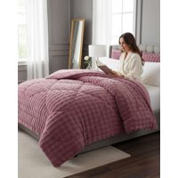 Todo Para El Hogar - Cubrecama Acolchado Súper Calientito Plush Con Chiporro 2 Plazas