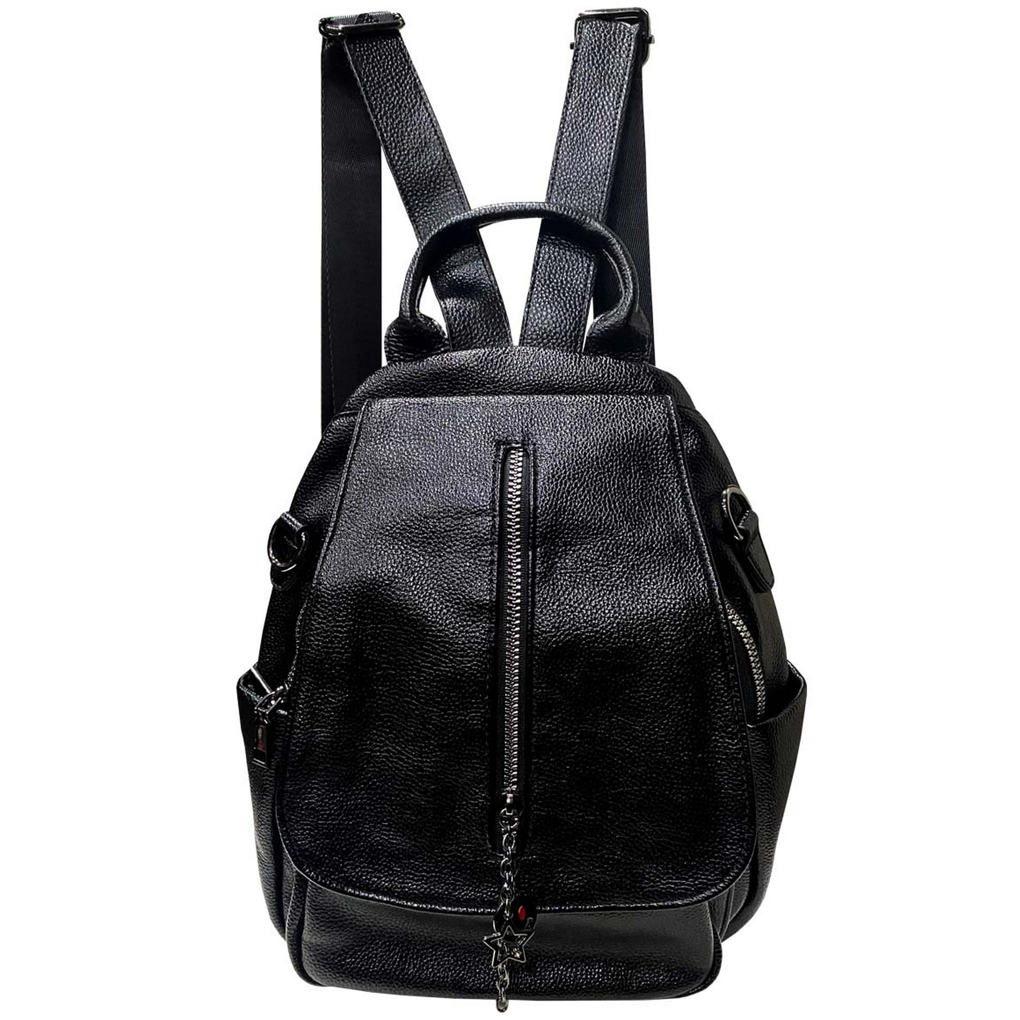 Todopiel - Mochila Cuero Cru43 Negro