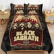 thumbnail image 1 of BLACK SABBATH Durable Thread Count Secure Zipper Ultra Comfort Texture Duvet Cover Sets Bedding Solution, 1 of 3
