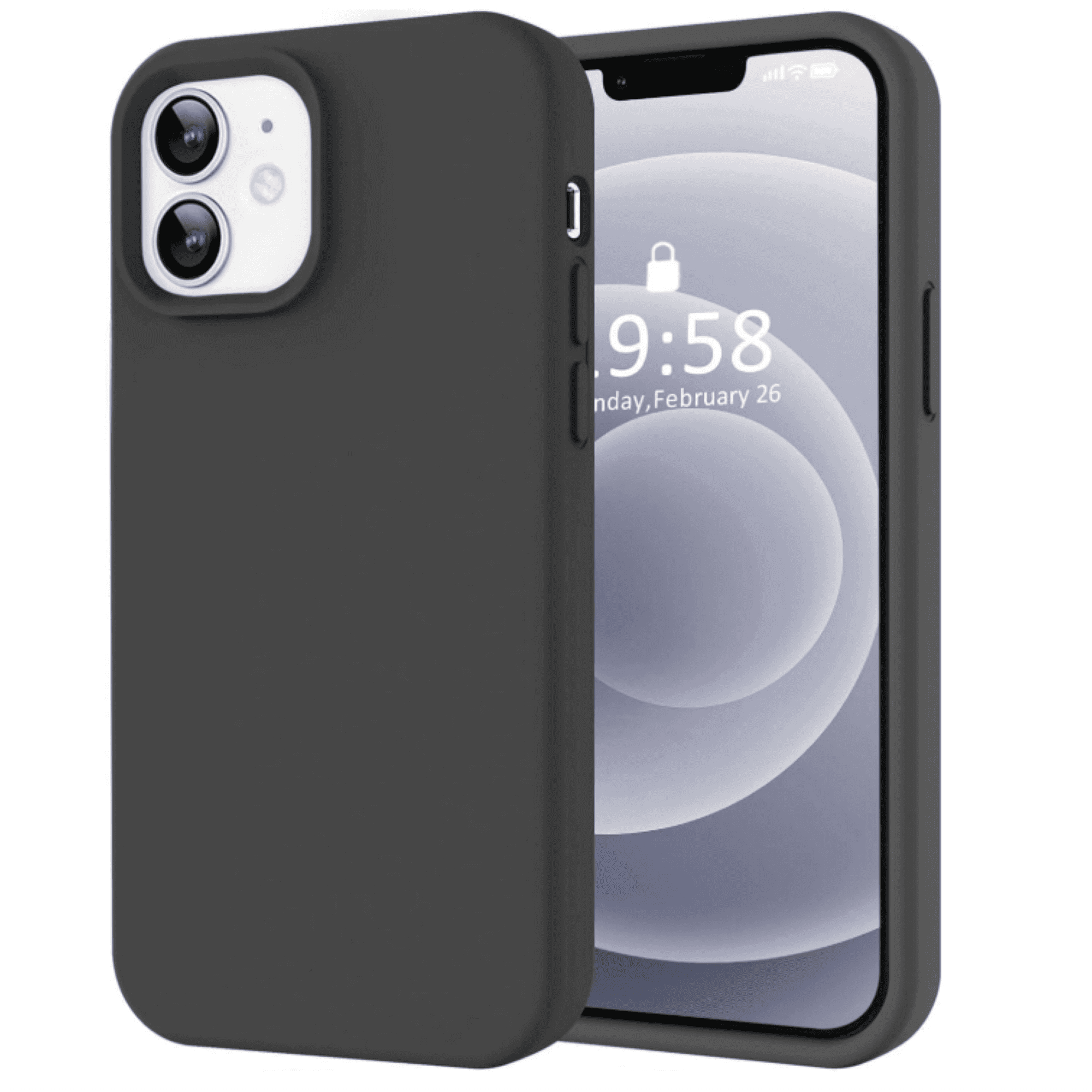Mar Cases - Carcasa Funda Para Iphone 17 Silicona Negro