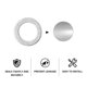 thumbnail image 3 of Arandelas Mudder 14 mm 200 piezas Aluminio 94109, 3 of 7