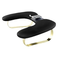 Magideal - Reposamanos Para Uñas Almohada Para Manicura Cojín Para Brazos Y Soporte De Muñeca De Cuero Pu Con Soporte Para Teléfono Adecuado Para Salones De Uña Negro