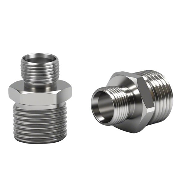 Adaptador ENCMY 1/2" a 3/8" de latón (paquete de 2)