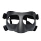 thumbnail image 1 of Mascarilla facial para nariz rota, protector nasal, protector facial, para fútbol, ​​deportes, baloncesto, fútbol juvenil, gimnasio, ejercicio, boxeo. banda negra, 1 of 5