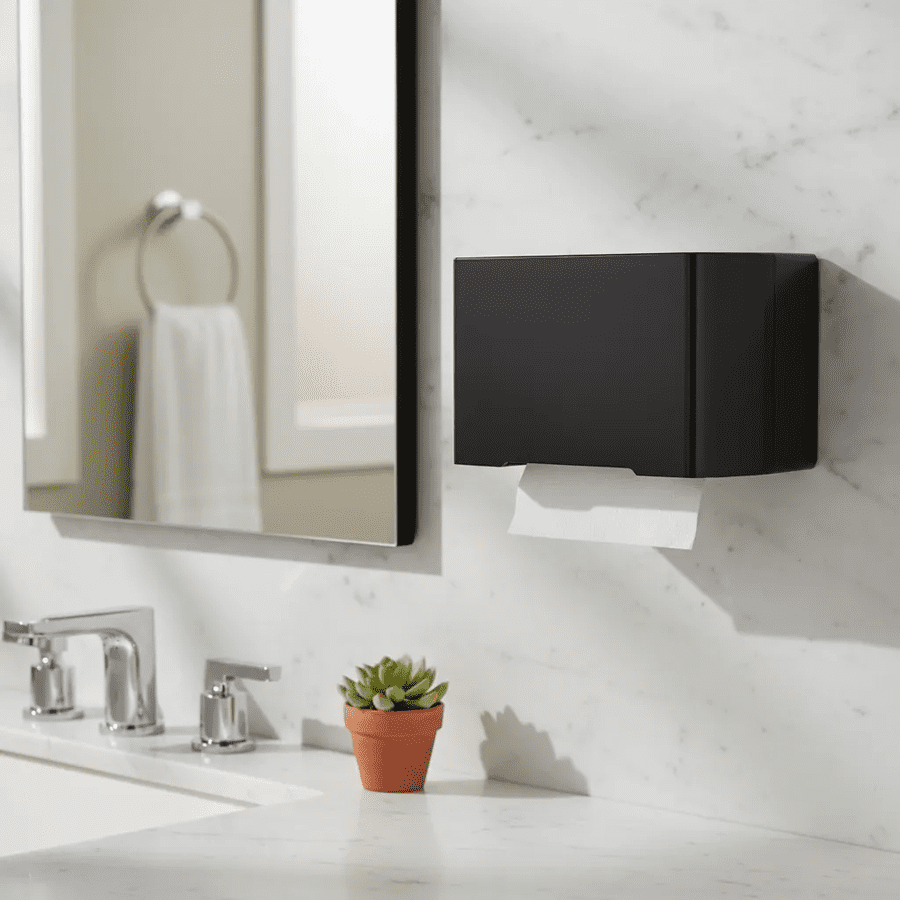 Genérico - Dispensador De Papel Toalla De Papel Frontal Acero Inoxida..