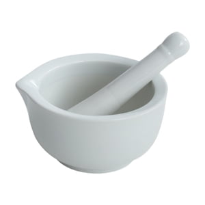 Magideal - Mortero Y Maja De Porcelana, Recipiente Para Moler, Herramienta Manual Portátil, Utensilios De Cocina, Recipiente Para Moler Ajo, Arroz Y Frutas. Blanco