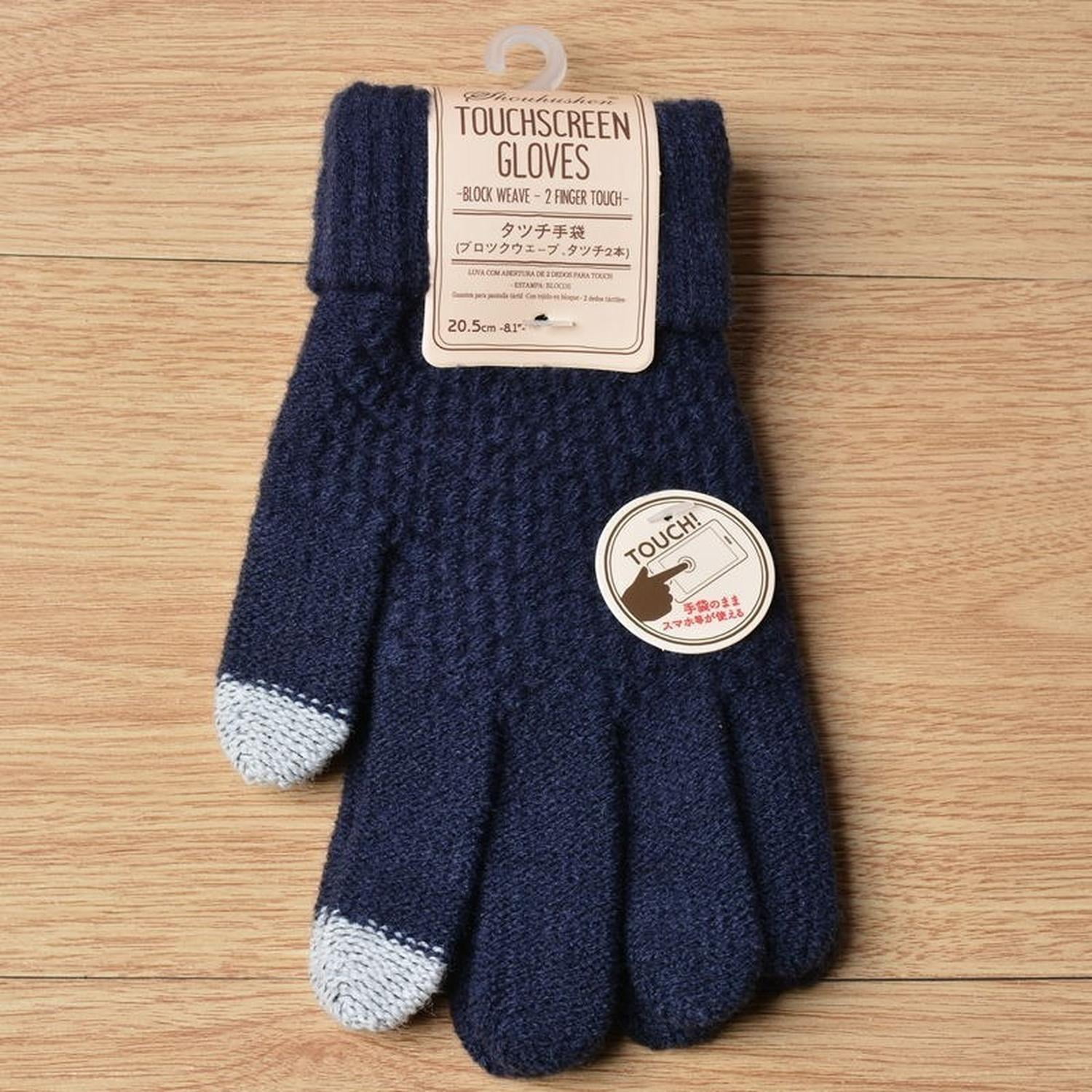 Guantes De Lana Uso Casual, Variedad Colores, Invierno, Frio Bordo | Lider