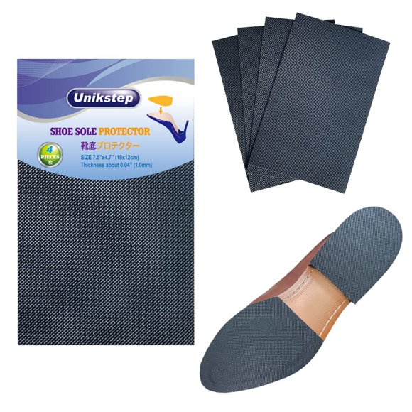Protectores de suela UNIKSTEP de 4 piezas antideslizantes con almohadillas de agarre