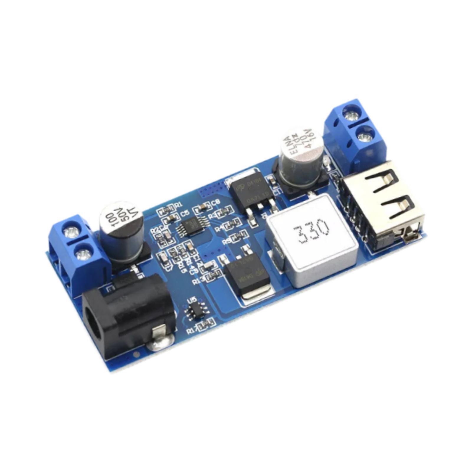 Ioensy - Módulo Convertidor Reductor Módulo De Fuente De Alimentación Convertidor Reductor De 12 V 24 V A 5 V