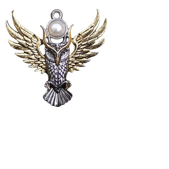 COLLAR Briar Búho de Atenea 4,5 cm Aleación de Zinc