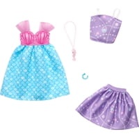 Conjunto De Ropa De Moda Barbie Fashions Con 2 Atuendos Y Accesorios