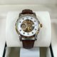 thumbnail image 2 of Reloj Automático de Esqueleto de Lujo para Hombre - con Tachuelas de Pedrería, Resistente Al Agua, Estilo Empresarial con Función de Cronómetro, Correa de Cuero Pu, 2 of 5