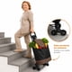 thumbnail image 2 of Carro de Compras para Feria y Supermercado con Asiento Plegable | Estructura Reforzada de Fierro | 6 Ruedas de Patín de Alta Resistencia, 2 of 14
