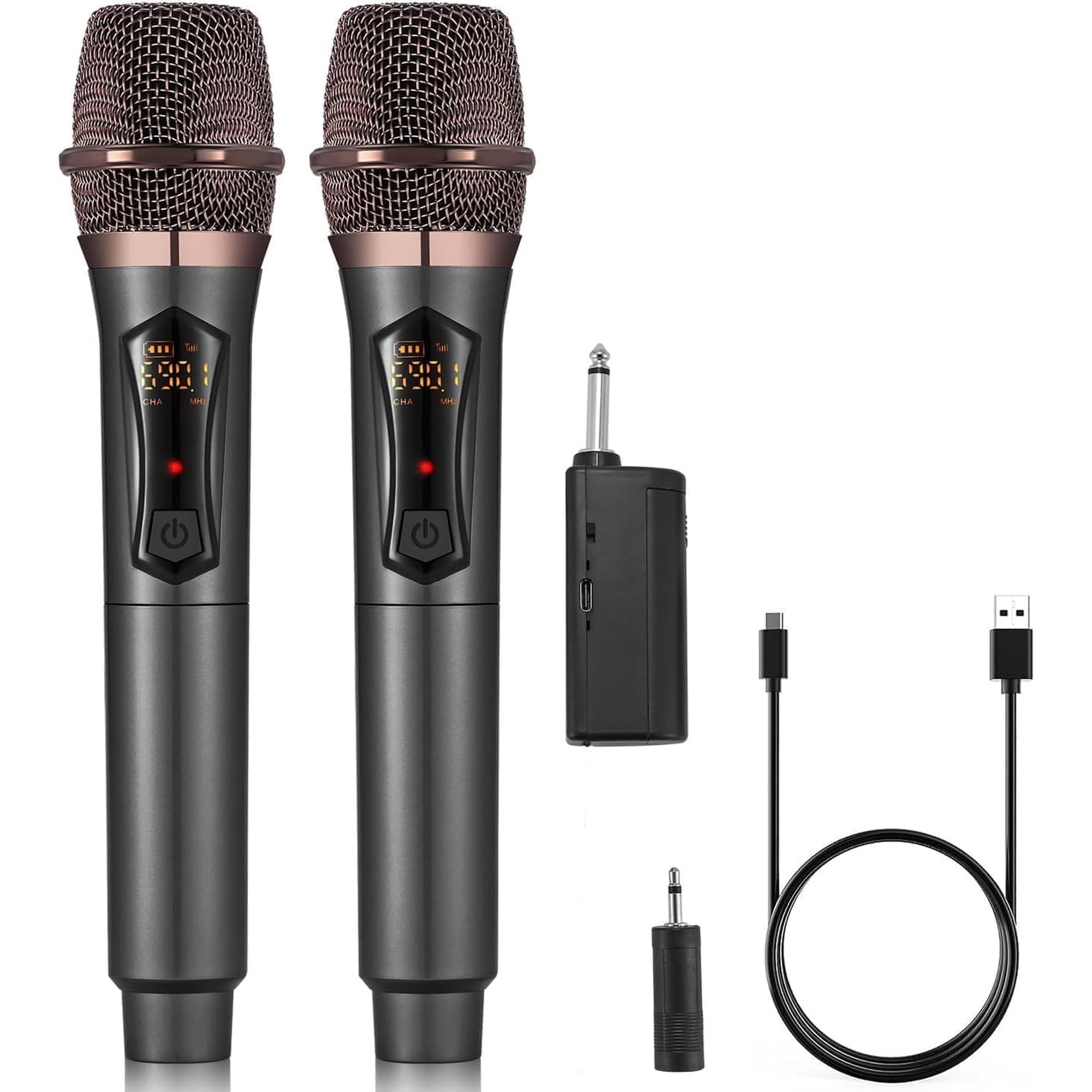 Micrófono Inalámbrico Alpowl Metal Dynamic Con Recargable