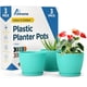 thumbnail image 1 of Macetas Lifemaster Aqua de 15 cm con drenaje, pack de 3, 1 of 9
