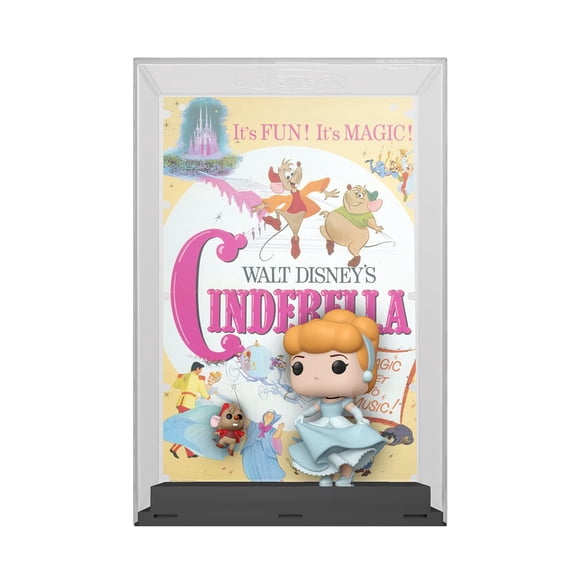 ¡Funko Pop! Póster de la película Disney 100 Cinderella con Jaq