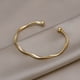 thumbnail image 4 of Gorgeous Twisted Alloy Open Bracelet - Perfect for the Fashionable Woman!, 4 of 5