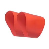 Magideal - Bandas De Encaje De Fútbol, Cubiertas De Cordones De Silicona, Cubiertas De Encaje Elásticas Y Flexibles Para Tacos De Fútbol Para Todas Las Activid Rojo