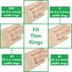thumbnail image 4 of Ajustador de talla para anillos delgados Likimar de 1 mm a 4 mm, 8 piezas, 4 of 5
