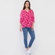 thumbnail image 4 of Blusa Mujer Cuello V Manga Globo Rosado Print Corona, 4 of 5