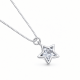 thumbnail image 1 of Collar con Colgante Estrella Plata 45 mm, 1 of 5