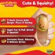 thumbnail image 2 of YoYa Toys - Set de 3 Juguetes Antiestrés Transparentes con Forma de Hamburguesa, Pizza y Perro Caliente, 2 of 9