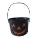 thumbnail image 3 of Cubo Porta Caramelos Ligero Para Fiestas De Halloween, Color Negro, 3 of 5