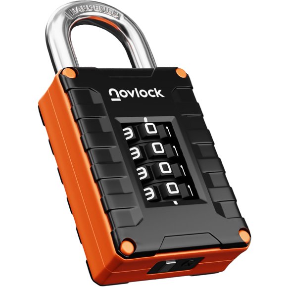 Candado NovLock de combinación de 4 dígitos para uso interior y exterior