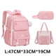 thumbnail image 1 of 3 Pcs/Set School Bag for Girls Children Backpack Schoolbag Teenage School Child With Lunch box Pencil Case Kids Book Bag 2024, 1 of 3