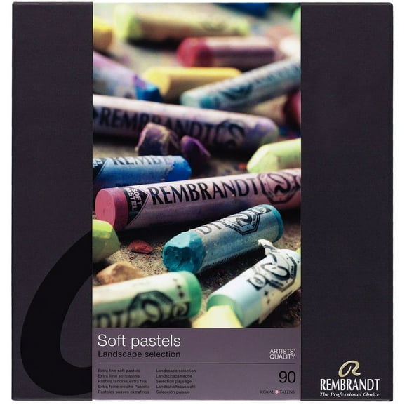 Pastel Seco Rembrandt Set 90 Colores Paisaje