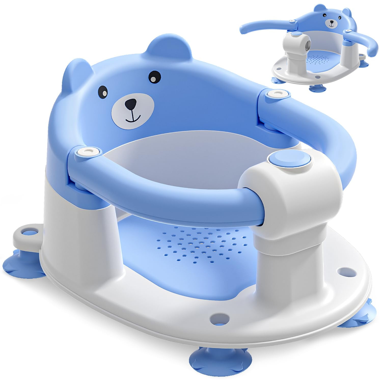 Asiento De Baño Himold Para Bebés De 6 Meses En Adelante Con Cojín
