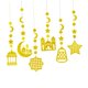 thumbnail image 5 of 6pcs Ramadán Eid Decoración De Decoración De Decoración Ornamento De Fondo Para La Fiesta Para El Baby Shower Dorado, 5 of 5