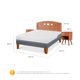 thumbnail image 3 of Cama Europea Excellence Plus 2 Plaza Base Normal, 3 of 7