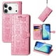 thumbnail image 1 of Funda Cartera FOXDOCK para iPhone 17 Pro , Flip PU con Relieve de Gatos y Perros, Tarjetero y Soporte, 1 of 6
