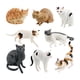 thumbnail image 4 of Juego De 8 Figuras De Gatos, Juguetes Educativos Para Gatitos Para Dormitorio, Oficina, Inauguración De La Casa, 4 of 5