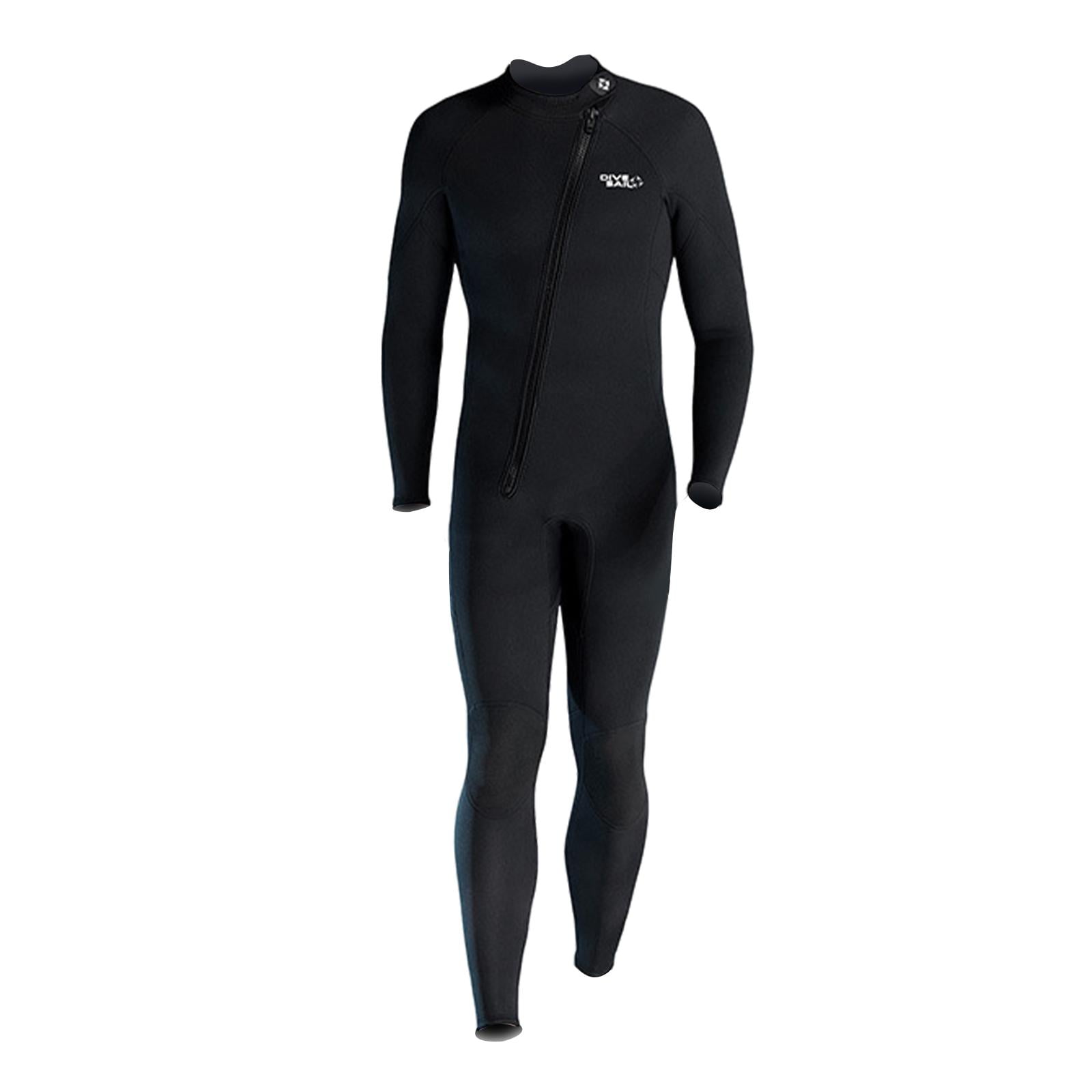 Magideal - Traje De Buceo Traje De Neopreno Resistente Al Agua Pieza De Natación Trajes De Baño Corporales Trajes De Baño Para Buceo Snorkel Navegación Aeróbic A Masculino Negro