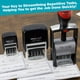 thumbnail image 5 of Sello de fecha autoentintado MaxMark 2000 Dater negro, 5 of 8