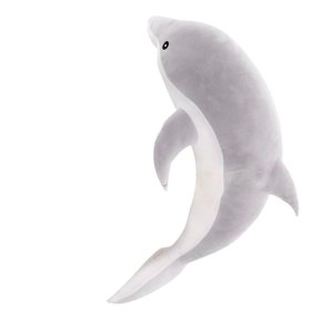 Bothyi - Delfín Animales De Peluche Juguete Almohada Para Dormir Para La Decoración Del Hogar Gris 50 Cm
