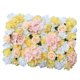 thumbnail image 5 of Seda artificial Falsa Rosa Flor de boda Fondo de escenario Decoración Amarillo claro, 5 of 5