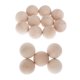 thumbnail image 2 of 15x Bolas De Madera Dura Bolas De Madera De Haya Natural Sólida Fabricación De Cuentas Para Manualidades, 2 of 5