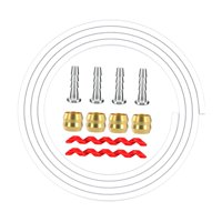 Magideal - Manguera De Freno De Disco Hidráulico Para Bicicleta, Buje De Compresión, Conector De Oliva, Herramienta De Reparación De Inserción, Herramientas De R Bh90 Blanco