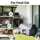 thumbnail image 2 of Cat House MIU COLOR Outdoor, extragrande, impermeable para gatos, 2 of 2