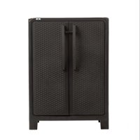 Armario Multiuso Mediano Modelo Ferrara 100 *70 *46Cm Marrón Oscuro Qrubber